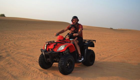 desert safari with quad bike