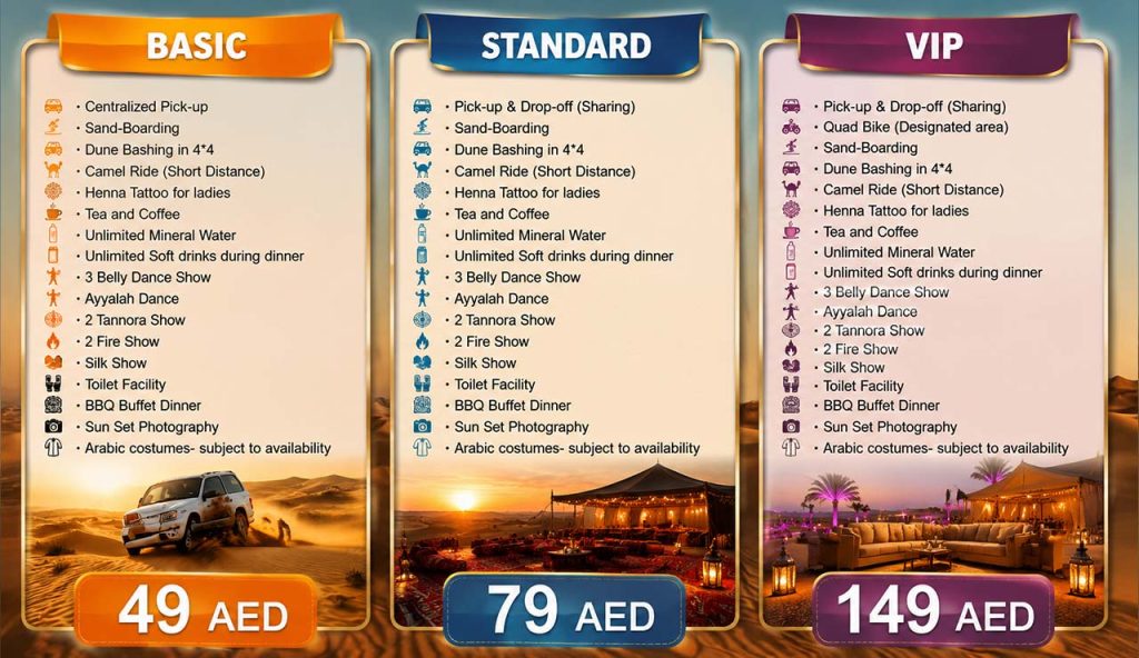 Dubai Desert Safari Packages